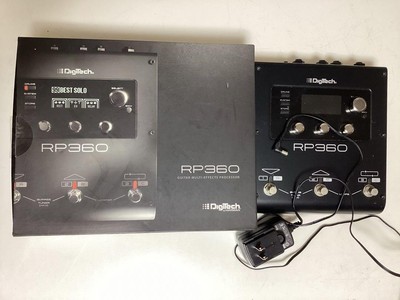 Digitech RP360 multi effector black guitar effector Good condition w/accessories