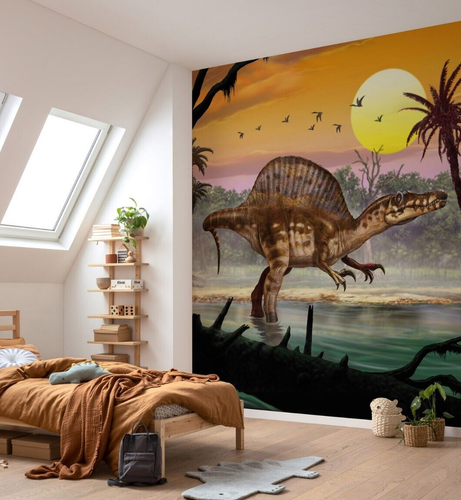 MeinBaby123® Dino Poster per cameretta dei bambini, set di poster con dinosauro, immagini decorative per la cameretta dei bambini, poster da parete di alta qualità (set di poster da 3