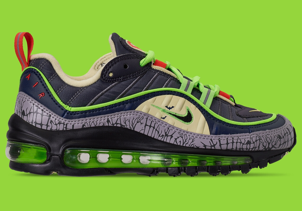 AIR MAX 98 &#034;HALLOWEEN&#034; YOUTH SIZE 3.5 &amp; 4.5 NEW COMFORTABLE RARE | eBay