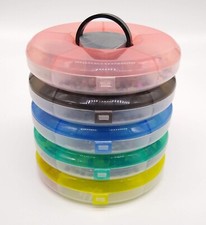 Stackable Jewelry Tray Container with Beads Findings 5 Levels w Compartments