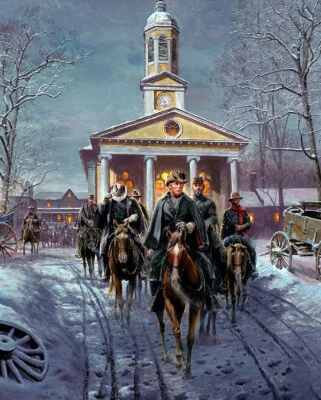 American Civil War oil painting Giclee Art Printed on canvas L2857