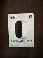 🔥New Arlo Essential Outdoor Wireless HD Security Camera 2nd Gen Live 2K