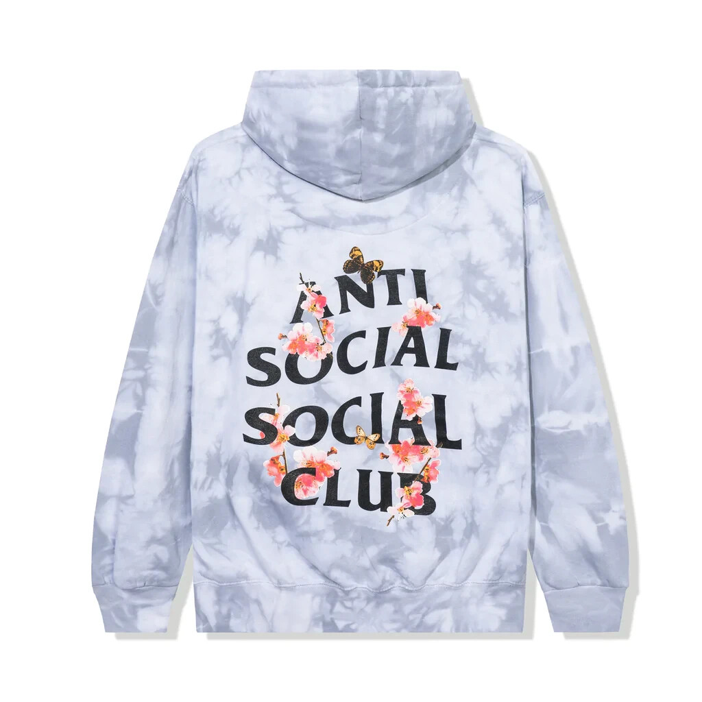 Auth FW22 Anti social social Club Kkoch Never Dies Grey Hoodie S