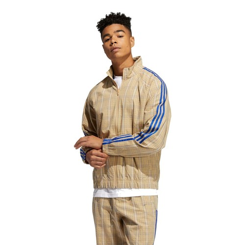 Adidas Stripe Track Jacket Hazy Beige