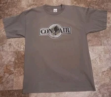 Rare 1997 Vintage Con Air Movie Promo T-Shirt Size XL 22" x 29" Official 