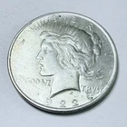 1922 PEACE SILVER DOLLAR 90% SILVER ABOUT UNCIRCULATED DETAILS FREE SHIP #9668