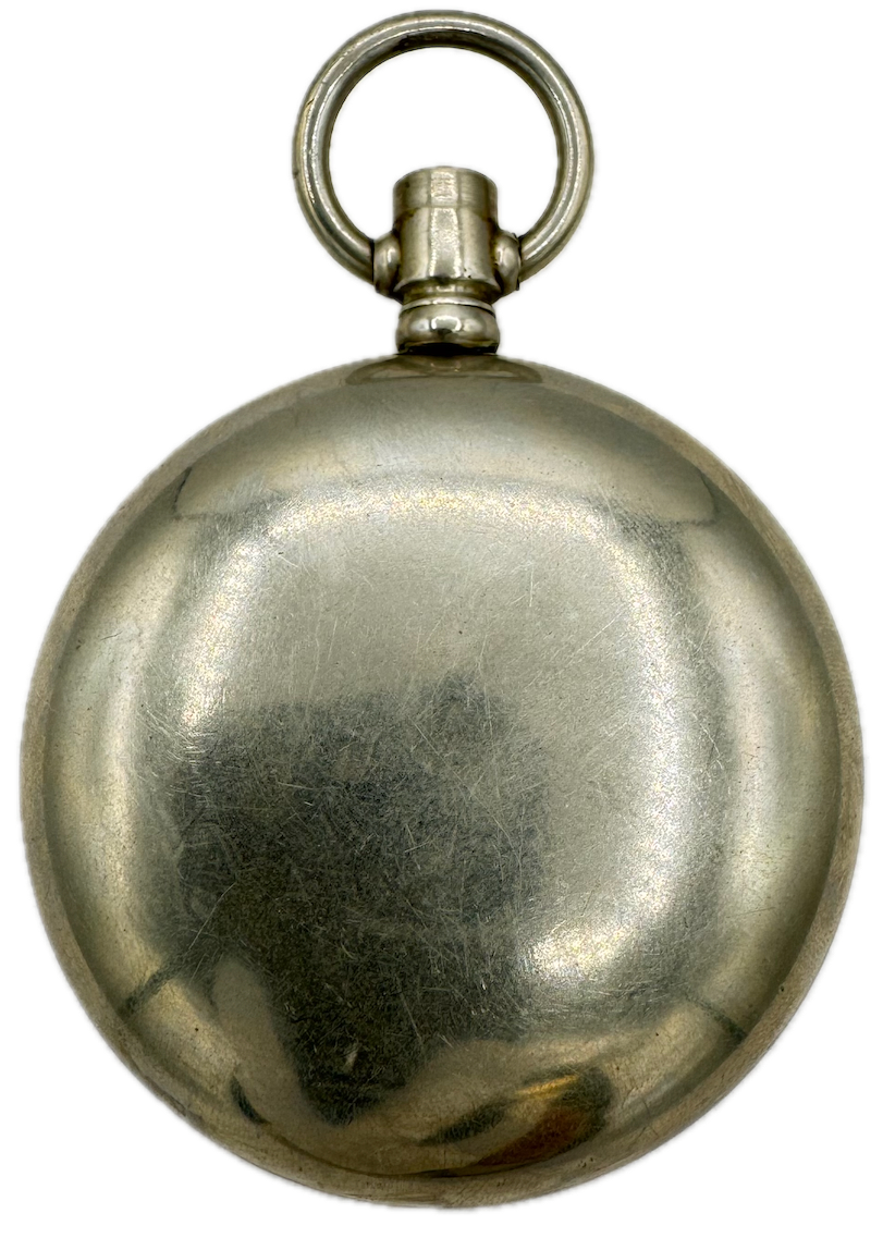 Antique 18 Size Philadelphia Open Face Silverode Coin Edge Pocket Watch Case