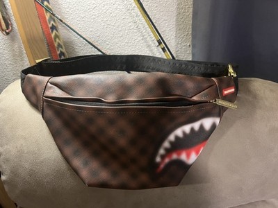 Sprayground Multicolored Fanny Pack, SHARKS IN PARIS BLUR SAVVY