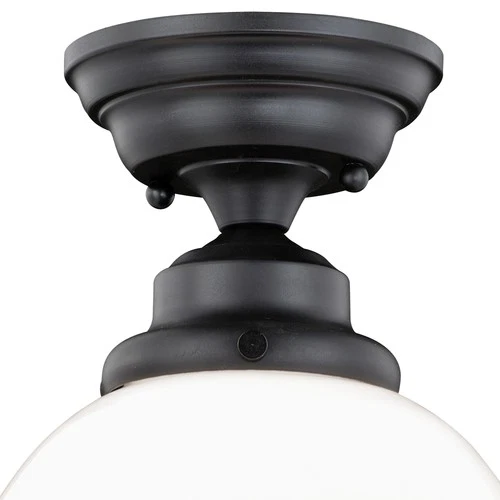 Vaxcel Lighting C0176 Huntley 1 Light 12"W Semi-Flush Ceiling - Bronze - Picture 10 of 12