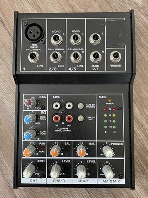 Mischpult the t.mix Mix 502 5-Kanal