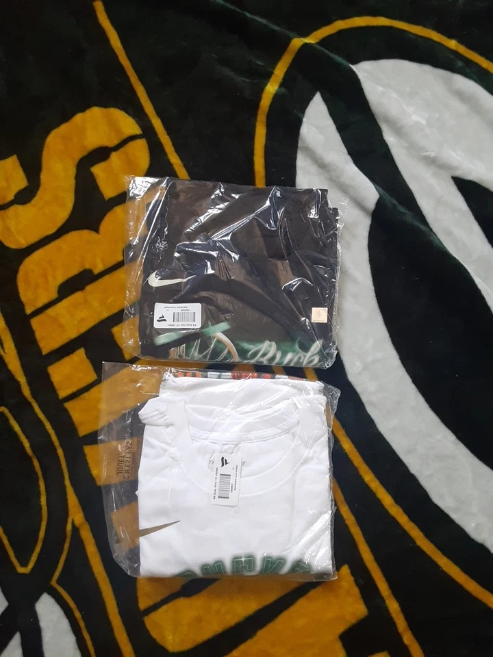 2x Nike 2021 NBA Finals Milwaukee Bucks Graphic Print T-Shirt MENS Sz XL NEW - Image 2 of 4