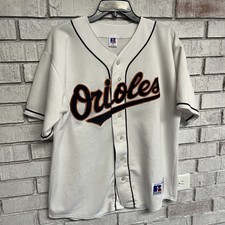 Vintage 90s Russell Athletic Baltimore Orioles Sewn MLB Jersey White Men  s XL