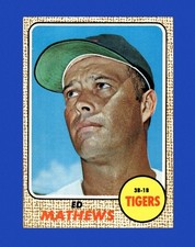 1968 Topps Set-Break # 58 Eddie Mathews VG-VGEX *GMCARDS*