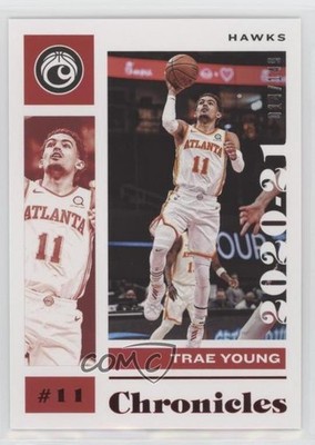 2020-21 Panini Chronicles Chronicles Red 11/149 Trae Young #7 9o3