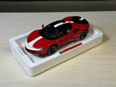 Ferrari SF90 Stradale Assetto Fiorano 1:18 Rot Burago Signature