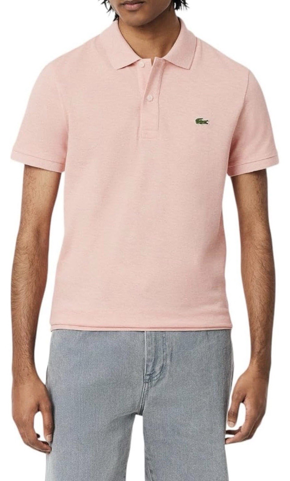 Lacoste Polo Shirt Size 6 (xl) Pink thumbnail 3