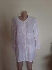 RIANI Linen White Jacket Jacket Blazer Size M-L