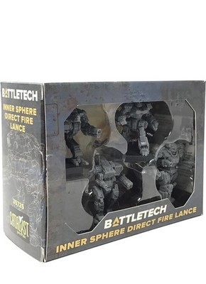 BattleTech Mini Force Pack: Inner Sphere Direct Fire Lance, Grey