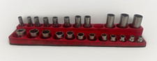 Snap-On 23pc Metric Socket Set & Deep Chrome 8-19mm 3/8