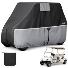 VEVOR Golf Cart Cover Full Coverage 2 2/4 Passenger 420D Oxford Club Car Cover