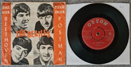 The Beatles roll over beethoven 1964 Vg/Vg Norway 7" 45 single RARE.