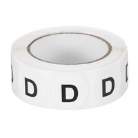 "500X 0,75\" D Aufkleber Runde Punkte"