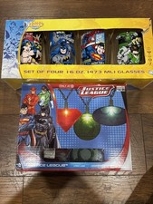 Dc comics Justice Leage Lot of 2. 4 count Gla...