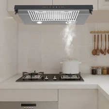 30" Dual Motor Stainless Steel Kitchen Vent Under Cabinet Range Hood 900 CFM