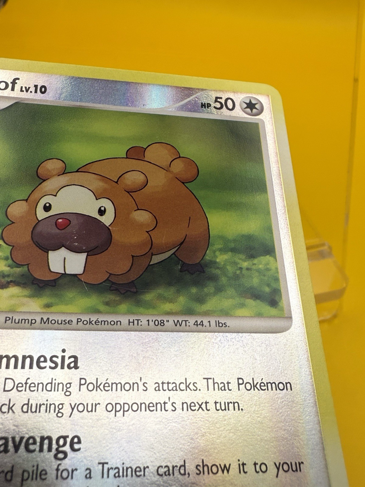 Bidoof 70/130 Reverse Holo Common - Diamond & Pearl 2007 LP