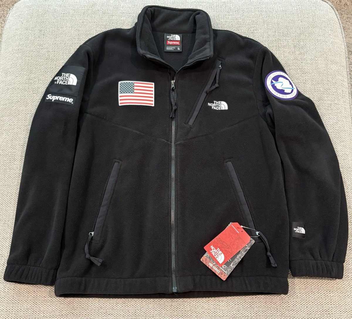 Supreme The North Face Expedition Fleece Jacket SS17 Black