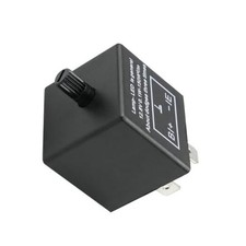 LED Flasher Relay, 3 Pin CF13 Adjustable Frequency Plug-and-Play Standard