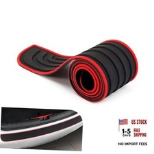 WZP Car Rear Bumper Protector, Anti-Scratch Rubber Rear Bumper 41" x 3.54"