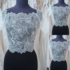 Wedding Jacket Lace Appliques Short Sleeves Bride Capes Formal Bridal Jacket