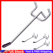 Pegboard Hooks, 25 Pack 4 inch Peg Board Organizer Accessories for Hanging Fit