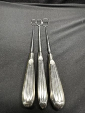 Lot Of 3 :Sklar , Orlis ,  Jarit Curette Size 0,1,2  Instrument. #Y059