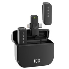 Wireless Lavalier Microphone for iPhone - Android/Computer/Laptop, Profession...