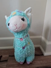 Celebrate - Aqua  Llama Alpaca 14" Easter Plush Stuffed Animal- New with Tag