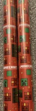 Minecraft Christmas Gift Wrap Wrapping Paper 2 X 4M Rolls NEW