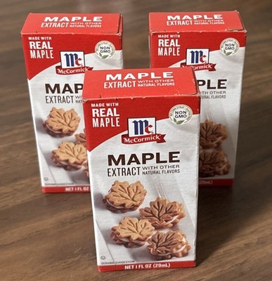 McCormick Maple Extract 3 Bottle Pack