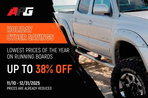 For Cadillac CTS 03-07 APG 2-Pc Black Horizontal Billet Fog Light Cover Grilles