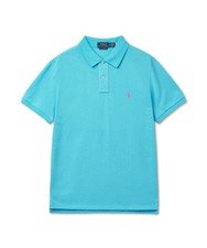 Genuine Polo Ralph Lauren Custom Slim Fit Mesh Polo Shirt - Turquoise Nova