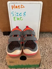 PLAE Ty voltage Grey- kids shoes size 8- great condition