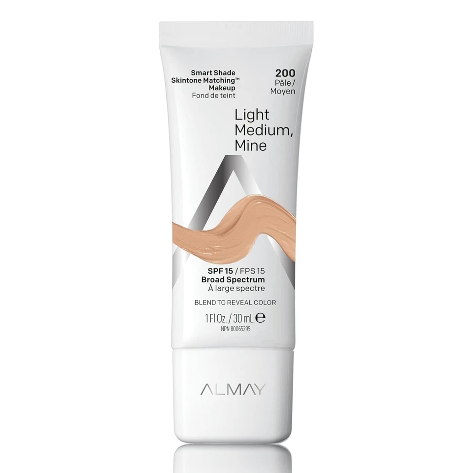 Luminous Glow Liquid Foundation with SPF 15 - Hypoallergenic, 1 Oz, Light/Medium - Image 3 of 4