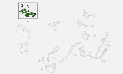Außentürgriff Ersatzgriff ABS Material Ersatz Einbau