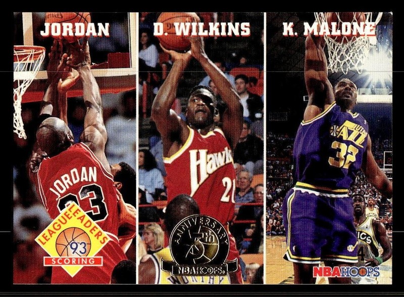 1993-94 Hoops Fifth Anniversary Gold #283 Scoring Michael Jordan etc MINT