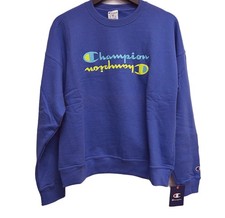 Women  s Champion Sweatshirt MEDIUM BLUE NWT NEW
