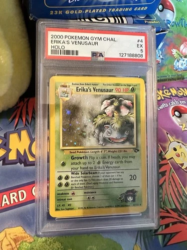 Erika's Venusaur Gym Challenge Holo Rare Card 4/132 PSA 5 EX 2000
