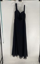 Azazie x Kendall + Kylie Womens Black Off the Shoulder Maxi Dress Size A18