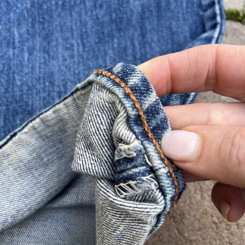 Vintage 70s Levi’s 517 Single Stitch Made In USA Talon Nice Wear 32 X 38 - Picture 3 of 13