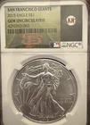 2015 Silver American Eagle Gem Uncirculated-NGC -SF Giants Label